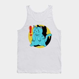 Angry Caught Cat Tank Top